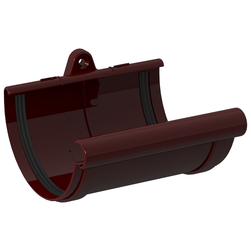 Σύνδεσμος υδρορροής 120mm κόκκινο