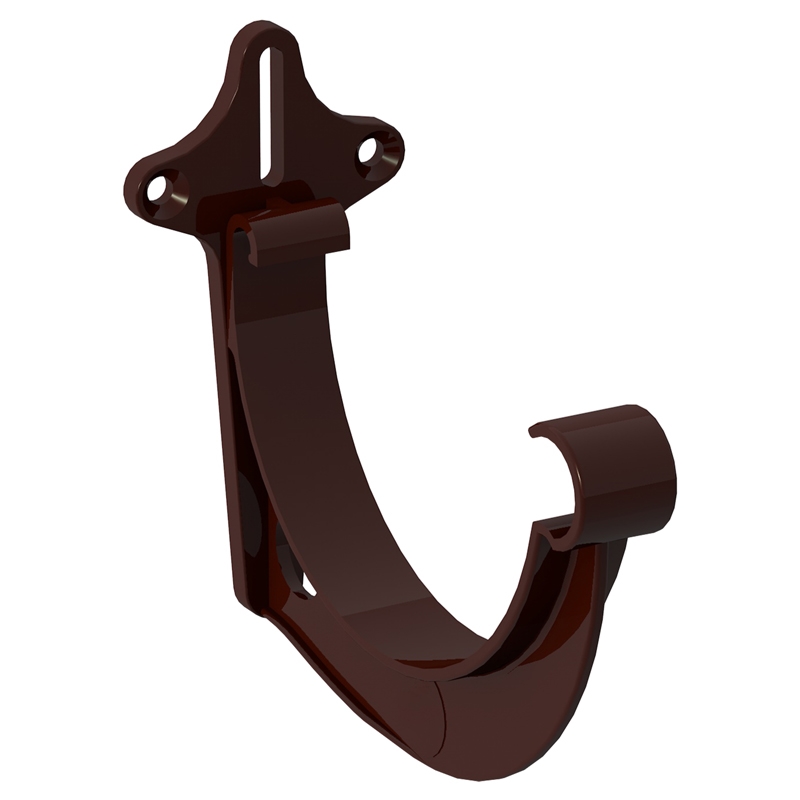 Στήριγμα υδρορροής 120mm καφέ