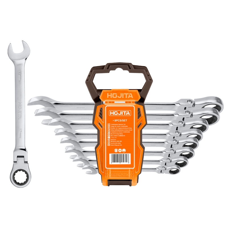 Γερμανοπολύγωνα κλειδιά καστανιας, σπαστή κεφαλή σετ 8τεμ.