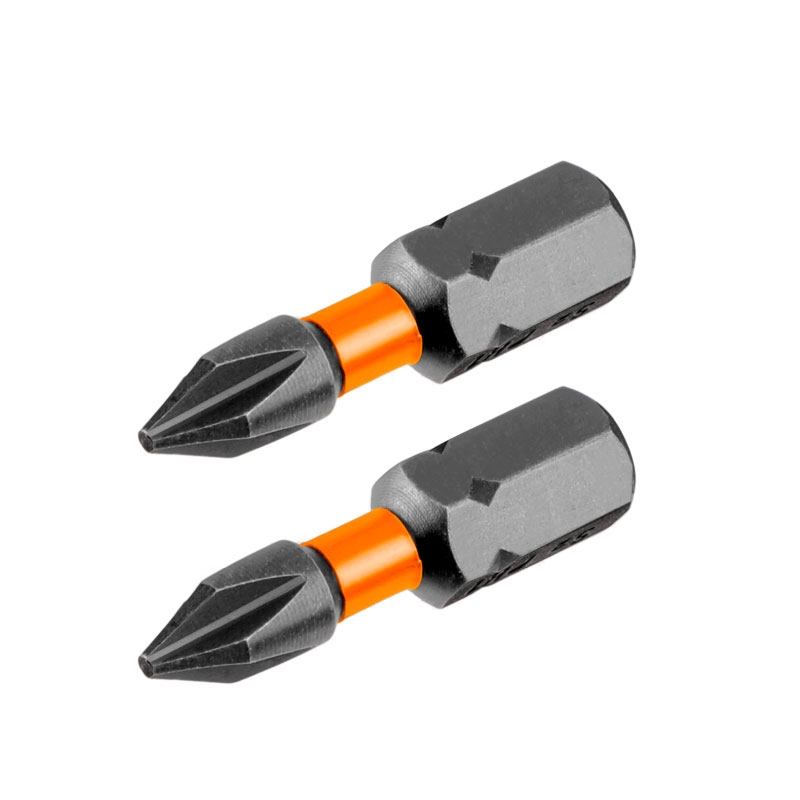 Μύτες Hojita μαγνητικές μαύρες PH1 25mm 2 τεμ.