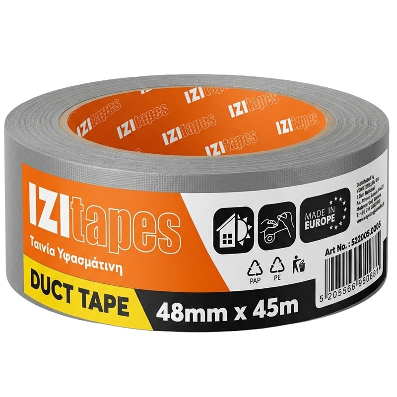 Ταινία Duct tape Γκρι 48mmχ10m