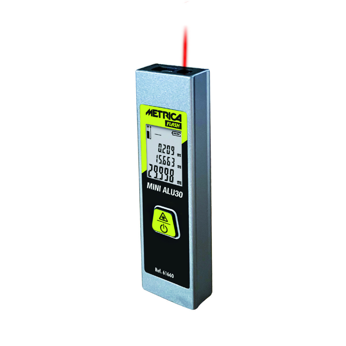 Μέτρο laser MINI ALU30 τσέπης 30m