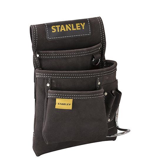 Θήκη ζώνης δερμάτινη μαύρη μονή Stanley STST1-80114