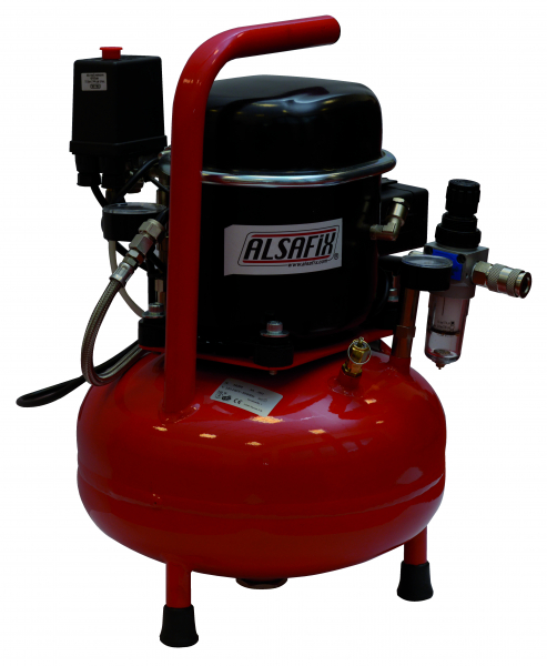 Αεροσυμπιεστής αθόρυβος Alsafix 9L 0,5hp