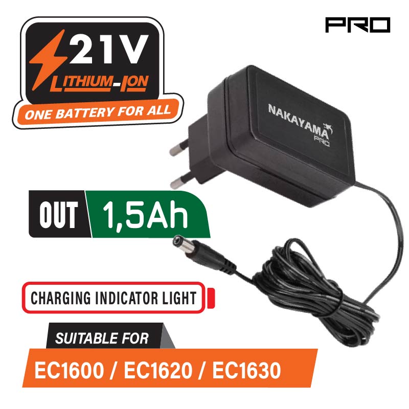 Φορτιστής 21V 1,5A EC1631