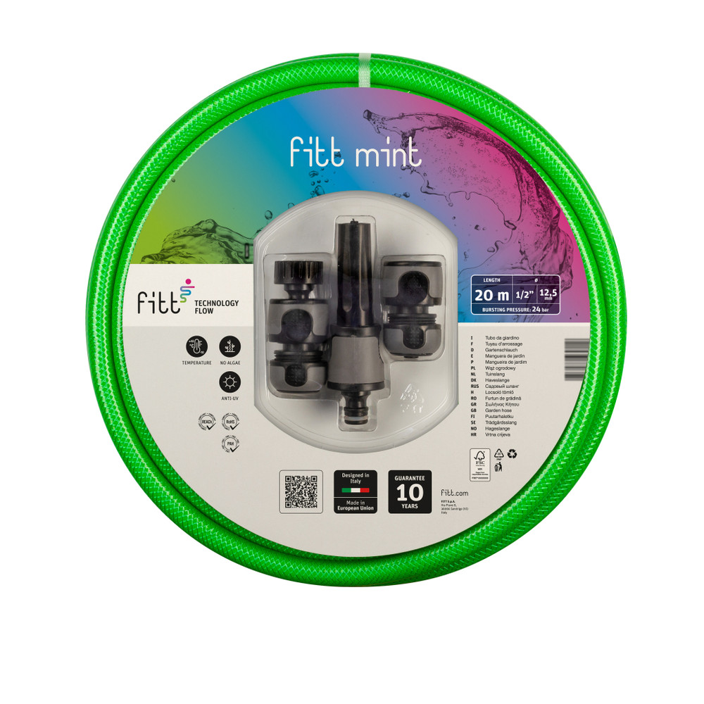 Σετ λάστιχο κήπου MINT 1/2 fitt 20μέτρα