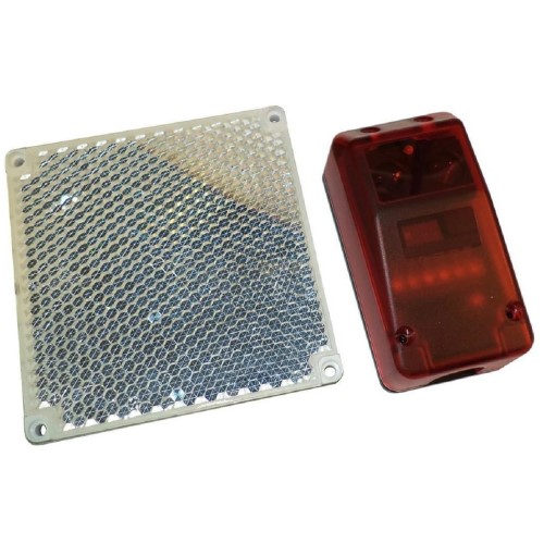 Σετ (Πομποδέκτης και Ανακλαστήρας 10x10cm) Φωτοκυττάρων ασφαλείας