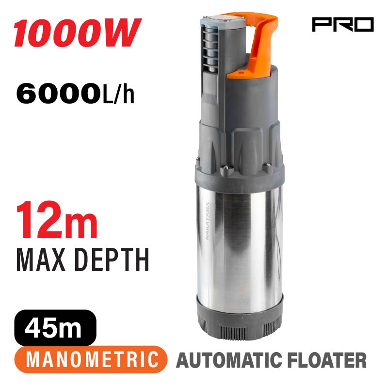 NAKAYAMA Pro NP1180 Αντλία Άρδευσης Υποβρύχια 1000W