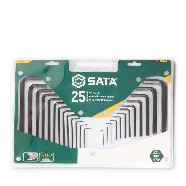 Άλλεν σετ 25τεμ. μετρικά 0,7-10mm και ίντσας 0,05-3/8