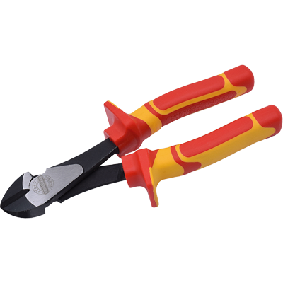 Side cutter for Electrician plastic with VDE Crownman plastic handle 180mm