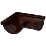 Εξωτερική γωνία υδρορροής 90 120mm καφέ