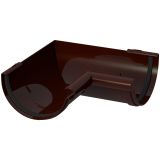 Εσωτερική γωνία υδρορροής 90 120mm καφέ