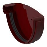 Τελείωμα υδρορροής 120mm, αριστερό κόκκινο