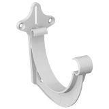 Στήριγμα υδρορροής 120mm λευκό