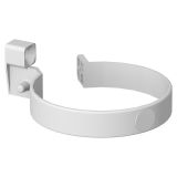 Στήριγμα σωλήνα υδρορροής 120x85mm λευκό