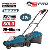 Μηχανή Γκαζόν Μπαταρίας Brushless Bormann Pro BBP4160 20V