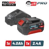 Σετ μπαταρίας Bormann Pro 20V 1x4.0Ah & φορτιστής 2,4Α