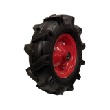 Ρόδα καροτσιού οικοδομής τρακτερωτή 6 λινών 4.00-8 χωρίς άξονα